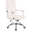 Design-Shop Kancelárska stolička Amadora - koženka - Biela