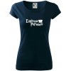 Harry - Espresso Patronum - Dámske tričko Pure - 2XL ( Tmavomodrá (veľmi tmavá - skoro čierna) )