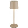 GLOBO 58482S VANCOUVER vonkajšia dotyková stolná lampička V280mm LED 1,2W 130/50lm 3000+4500+6000K IP44 béžová, USB Cable incl.