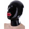 Latexová maska s mikroperforáciou a otvorom pre ústa - SO-B-MAS-PERF-M3