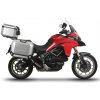 SHAD Kompletná sada hliníkových kufrov TERRA, 48 litrový vrchný kufor, 47/47 litrový bočné kufre, vrátane montážnej sady a platní SHAD DUCATI MULTISTRADA 950 / 1200 / 1260