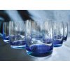 Barevné sklenice na vodu Ideal 250 ml, 6 ks modrá