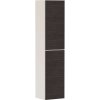 HANSGROHE Xevolos E závesná vysoká skrinka, 2 dvierka PushOpen, pánty vpravo, 400 x 360 x 1760 mm, piesková matná béžová/tmavý dub, 54222730