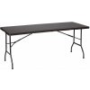 MultiGarden RZK-180B Skladací záhradný stôl 180 cm, ratan, hnedý