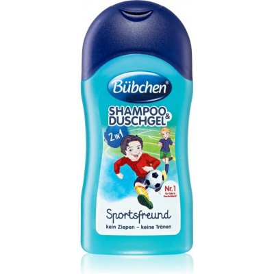 Bübchen Kids Shampoo & Shower II šampón a sprchový gél 2 v 1 cestovné balenie Sport´n Fun 50 ml