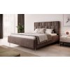 LC PARTNERS DUBAJ 180/110cm PARIS Ebony - manželská posteľ 180x200 cm s roštom a úložným priestorom bez matraca ,výška čela 110cm, látka Paris