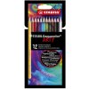 Pastelky akvarelové STABILO aquacolor ARTY, 12 ks rôznych farieb