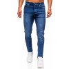 Tmavomodré pánske slim fit rifľové nohavice Bolf 6564-1
