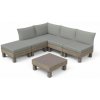KETER Záhradný nábytok Elements 5-miestny modulárny set ashwood PE612093