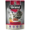GRAND kaps. mačka deluxe 100% hovädzia so zel. 100g