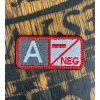 Nášivka krvná skupina A- NEG