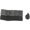 Rapoo 8810ME multi-mode bezdrôtový set klávesnice a myši CZ/SK tmavo šedý