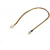 Premiumcord Predlžovací kábel ventilátora 3pin samec - 3pin samica , 30cm kn-18