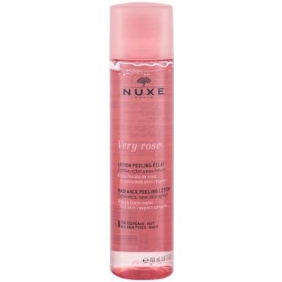 NUXE Very Rose Radiance Peeling nočné peelingové čistiace mlieko 150 ml pre ženy