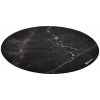 AROZZI Zona Floorpad Black Marble/ ochranná podložka na podlahu/ kulatá 121 cm průměr/ design černý mramor