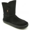 Detské zimné barefoot topánky TEX SUEDE Black G3160250-7