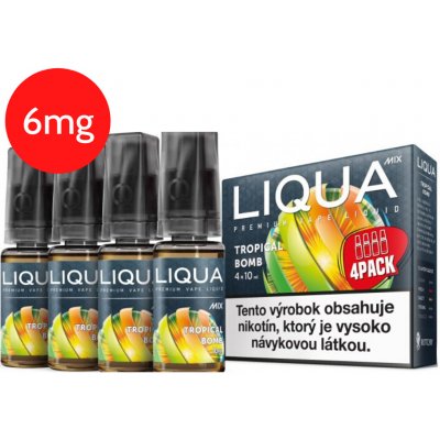 Ritchy Liqua MIX Tropical Bomb 4 x 10 ml 6 mg od 13,36 € - Heureka.sk