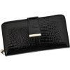 Čierna kožená peňaženka na karty Jennifer Jones 5280