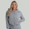 GymBeam Dámská mikina ZOA Zip-Up Smoke - STRIX M