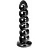 HUNG System Yoo-Hoo, čierne dildo 26,5 x 5,5–6,5 cm