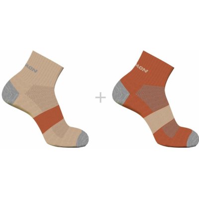 Salomon ponožky EVASION ANKLE 2 PACK DEO/SPICE ROUTE