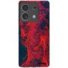 Picasee silikónový prehľadný obal pre Xiaomi Redmi Note 13 4G - Organic red