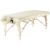 Set napínacia plachta Fabulo na masážny stôl a podhlavník z mikrovlákna Farba: krémová 5 farieb