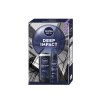 Nivea MEN Deep Impact sprchový gél 250 ml + deospray 150 ml darčeková sada