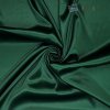 Satén strečový tmavo zelený 1 m