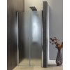 AQUALINE - PILOT otočné sprchové dvere dvojkrídlové 1000mm PT102