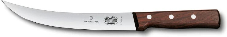 Victorinox 5.7200.25 mäsiarsky nôž, 25 cm, zahnutá úzka čepeľ, drevený