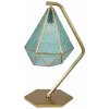 Rabalux Norah stolová lampa 1x40 W zlatá-modrá 74200