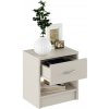 KONDELA Nea 2 New nočný stolík kašmír