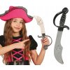 UMELÝ PIRÁTSKY MEČ DETSKÝ 33 CM DOPLNKY HALLOWEENSKY KARNEVAL
