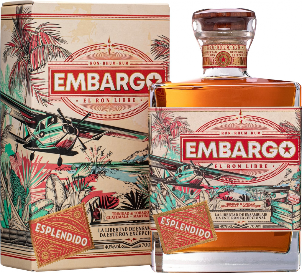 Embargo Añejo Esplendido 40% 0,7 l (kazeta)