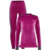Craft CORE Dry Baselayer dámsky funkčný set, ružová