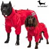 Nepremokavý plášť Kombinéza Oblečenie pre veľkého psa červená XL