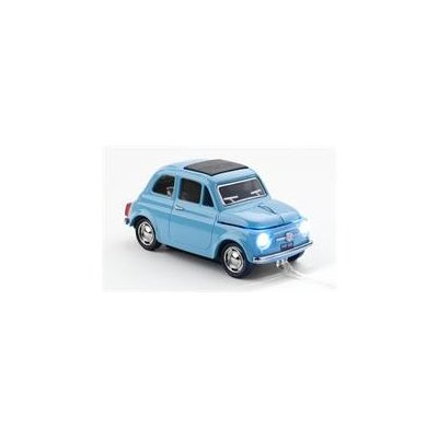 CLICK CAR MOUSE Fiat 500 Oldtimer Blue (USB Wired) 660042