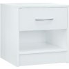 ZahradnyNabytok.org - Nočný stolík Kiel 41x39x28cm - biely