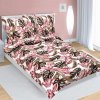 Bellatex obliečky krep 80/435 monstera růžová 140x200 70x90