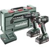 Metabo Combo-Set SB 18 + SSD 18 LT 200 BL -aku príklepová vŕtačka, aku rázový uťahovač + akumulátor, vr. nabíjačky; 685197000