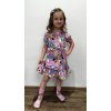 Letné šaty Minnie s kabelkou fialové
