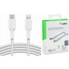 Belkin CAA004bt2MWH USB-C to Lightning, 2m, bílý