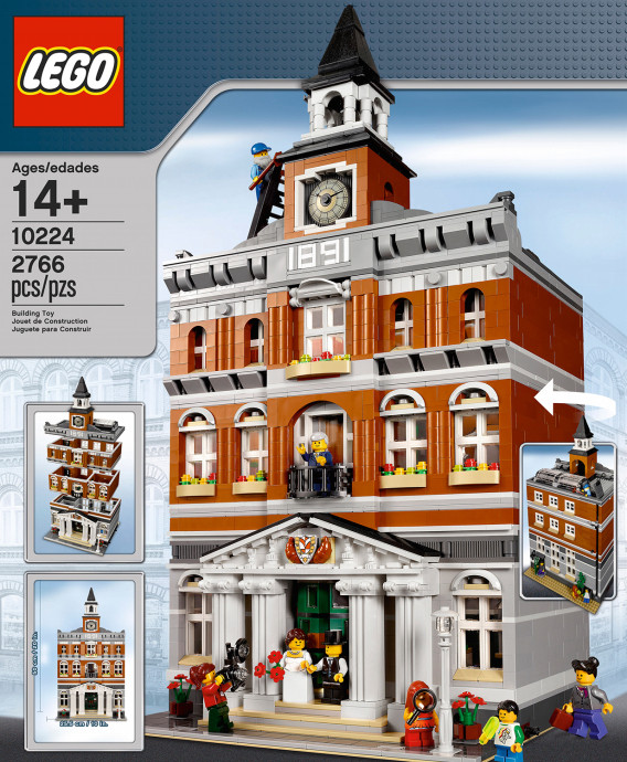 LEGO® Exclusive 10224 Town Hall od 199 € - Heureka.sk