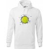 Tenisová loptička v triku - Mikina pánska Cape s kapucňou - S ( Biela )