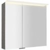 Sapho - LINEX galérka s LED osvetlením, 80x70x15cm, dub strieborný LX080-0011