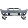 KITT Front Bumper with PDC 18 mm suitable for BMW 5 Series LCI E60 E61 (2007-2010) and Fog Lights Projectors M-Technik Design