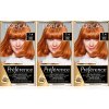 ĽORÉAL PARIS Préférence 74 Dublin Intenzívna medená 3×