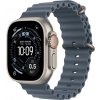 Apple Watch Ultra 3 (2025) 49mm Prírodný titán s oceľovo modrým oceánskym remienkom MEWH4QC/A