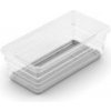 Curver Sistemo 2 Organizér 15 x 7,5 x 5 cm transparentný/sivá 10011-A94
